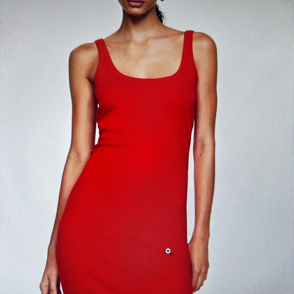 Sopranos Bright Red dress. Size M. NWTGS